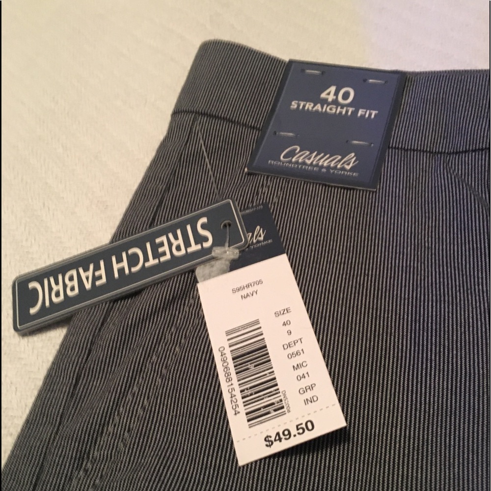 NWT Roundtree & Yorke Straight Fit Shorts Size 40